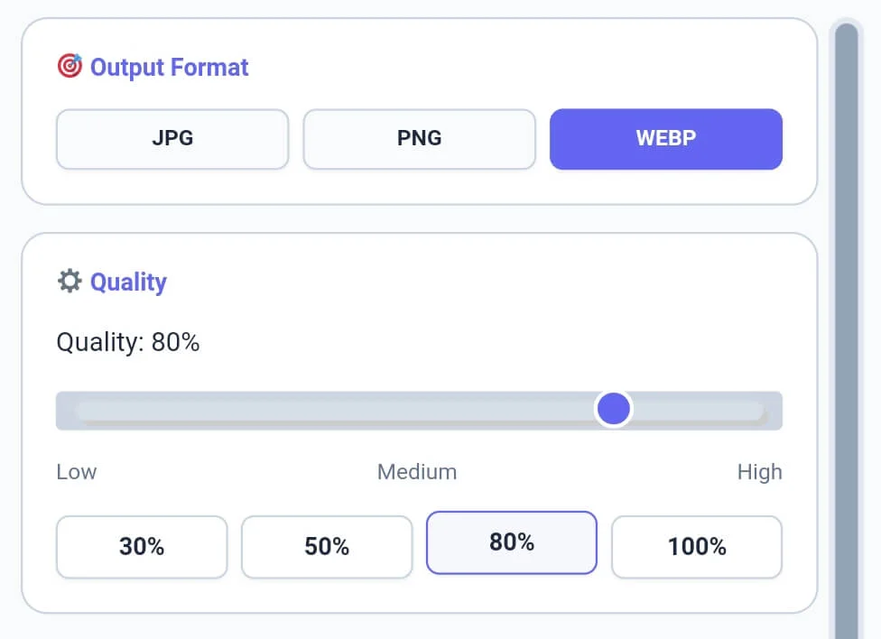 Convert JPG to WebP and resize images using CalcFlow