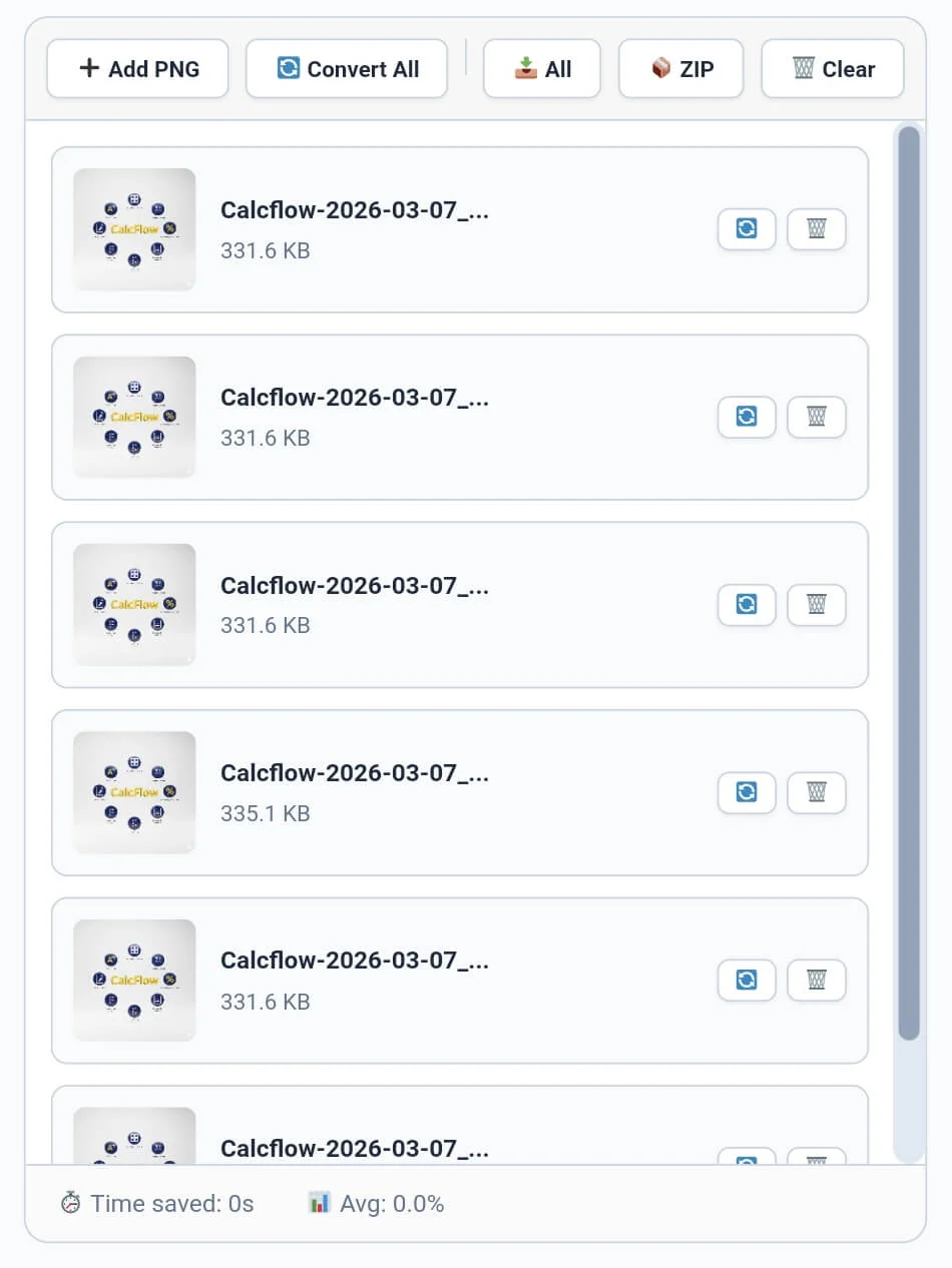 JPG quality slider and background color selection in the PNG to JPG sidebar.
